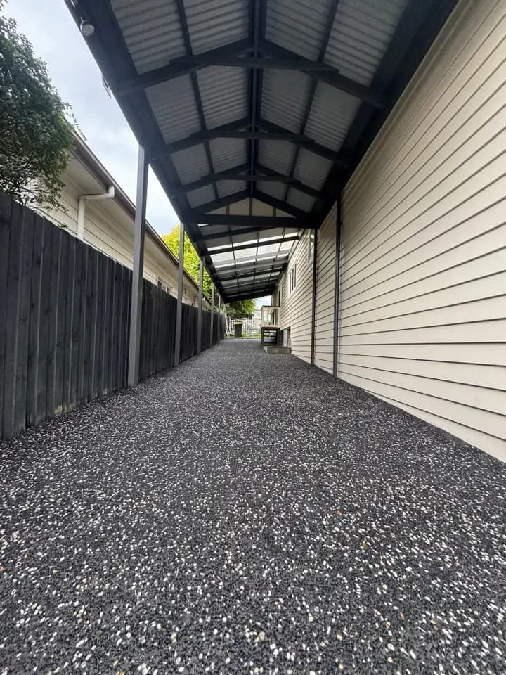 Recent concrete driveway project by Complete Concrete & Mini Excavations